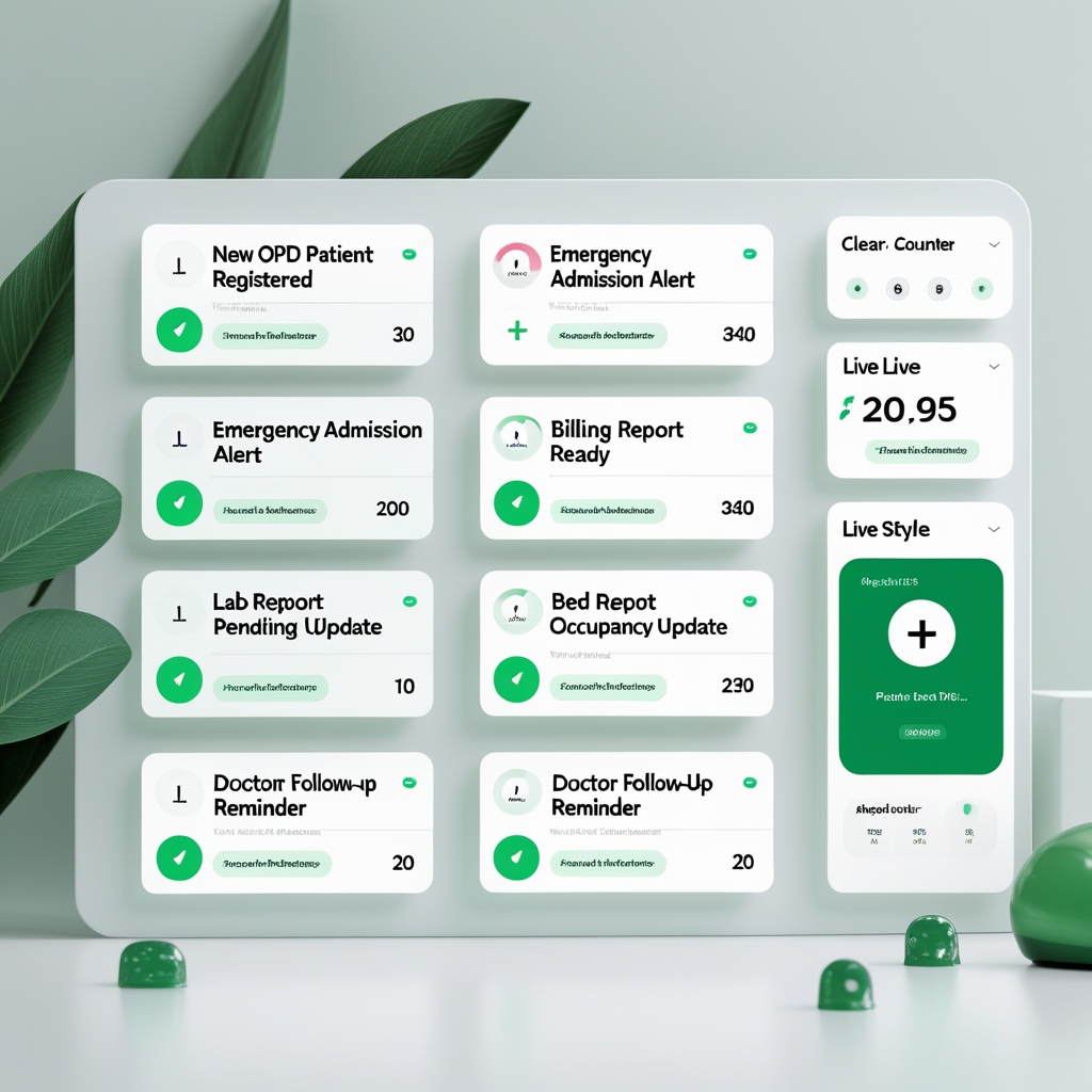 Hospital Management System Unified Dashboard View